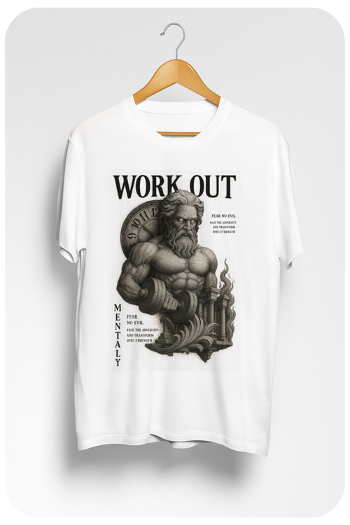 Gym workout White T-Shirt
